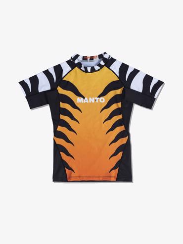 MANTO tigers tail ΠΑΙΔΙΚΟ RASHGUARD - BLACK